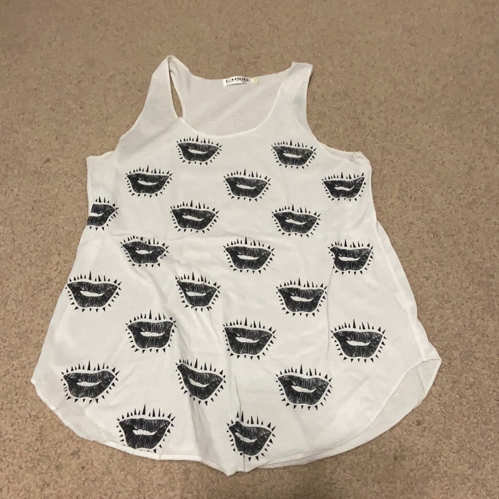 Lips Tank Top